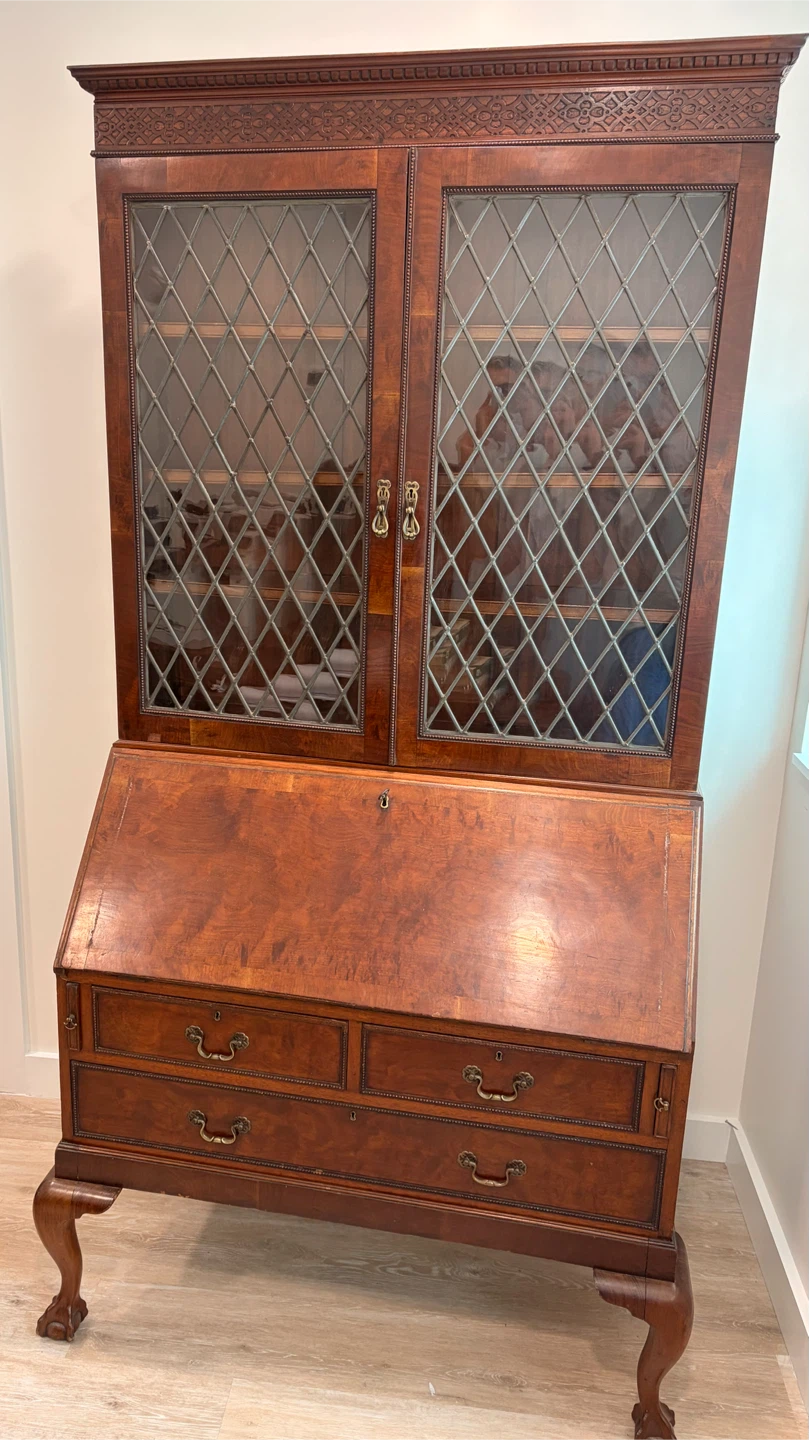 Antique Chippendale  Secretary Bookcase – Circa 1924 - photo 3