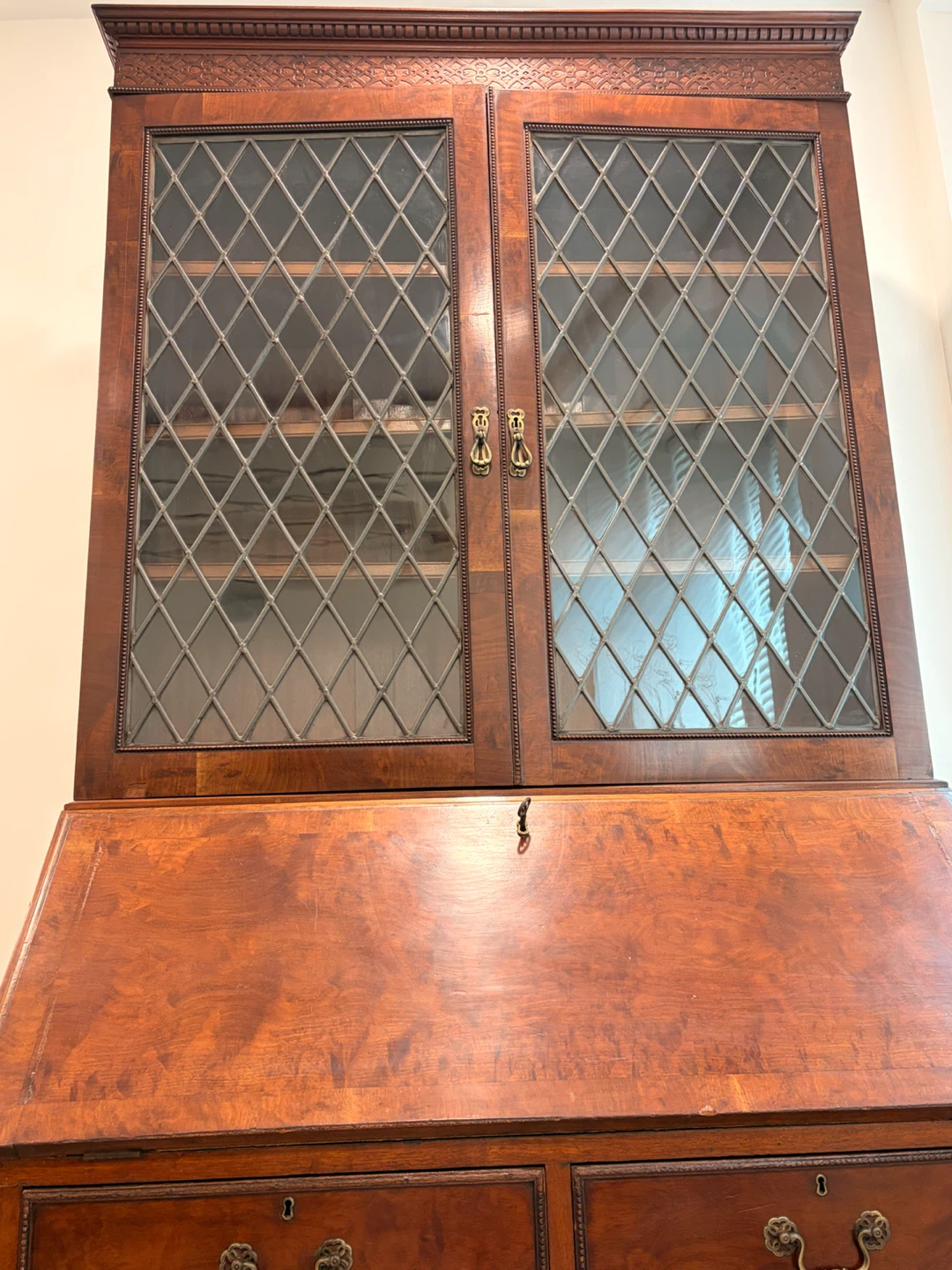 Antique Chippendale  Secretary Bookcase – Circa 1924 - photo 5