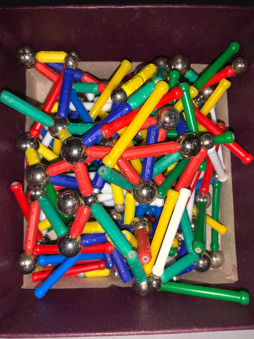 Magnetic Building Rods and Balls Toy Set
