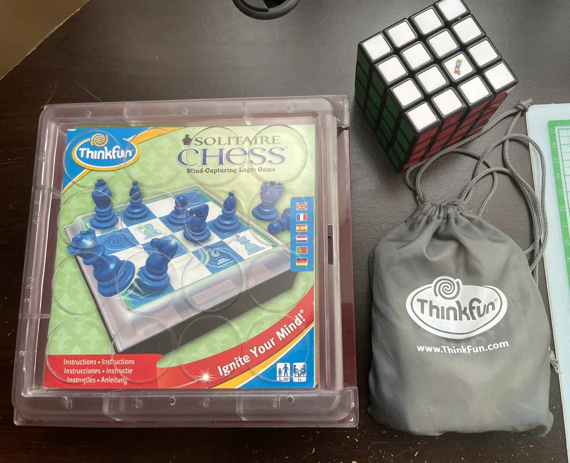 set of games(?) and rubik's cube