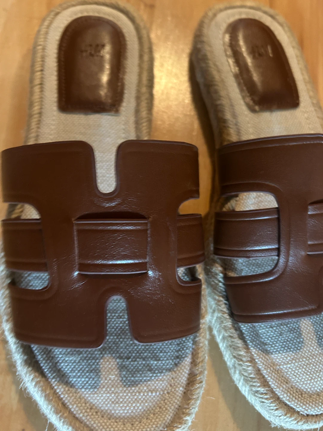 H&M Brown Espadrille Slides - photo 2