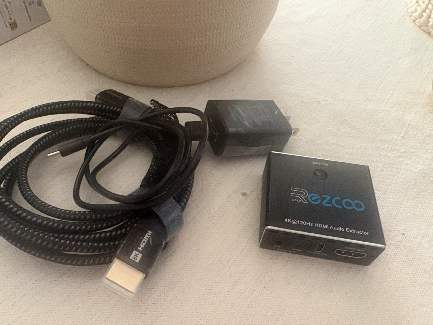 Rezcoo 4K 120Hz HDMI Audio Extractor