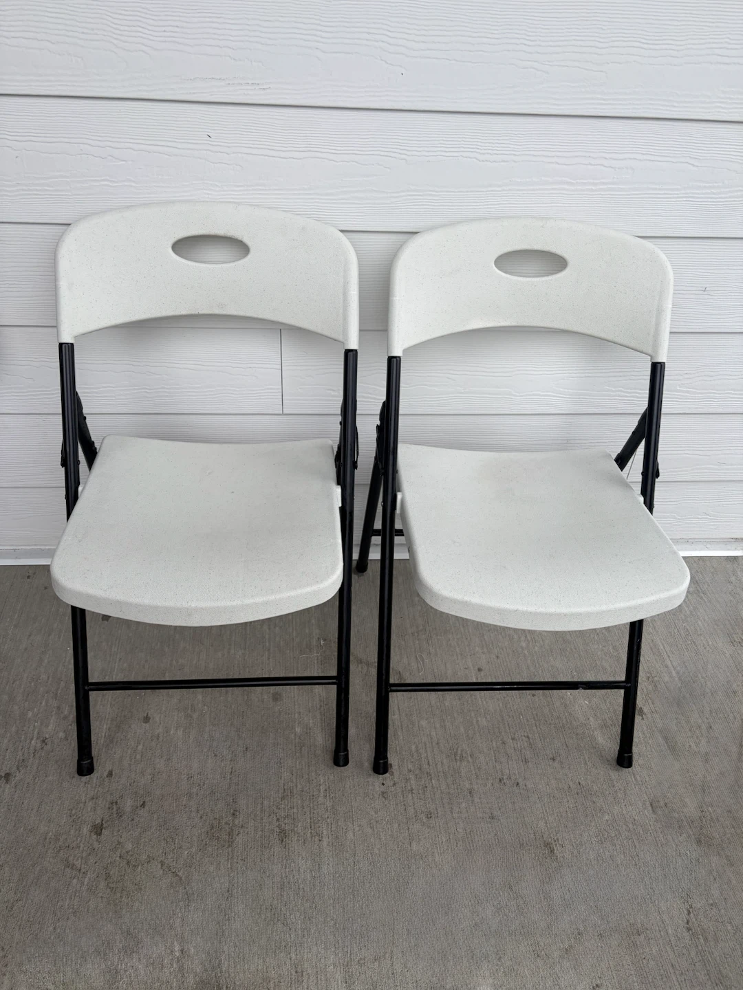 pair of IKEA folding chairs for $10