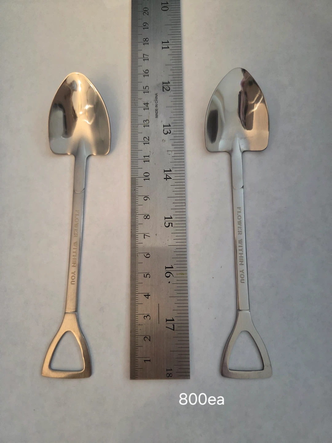 Mini Stainless Steel Shovel Spoons (16cm) - 800 pcs - photo 2