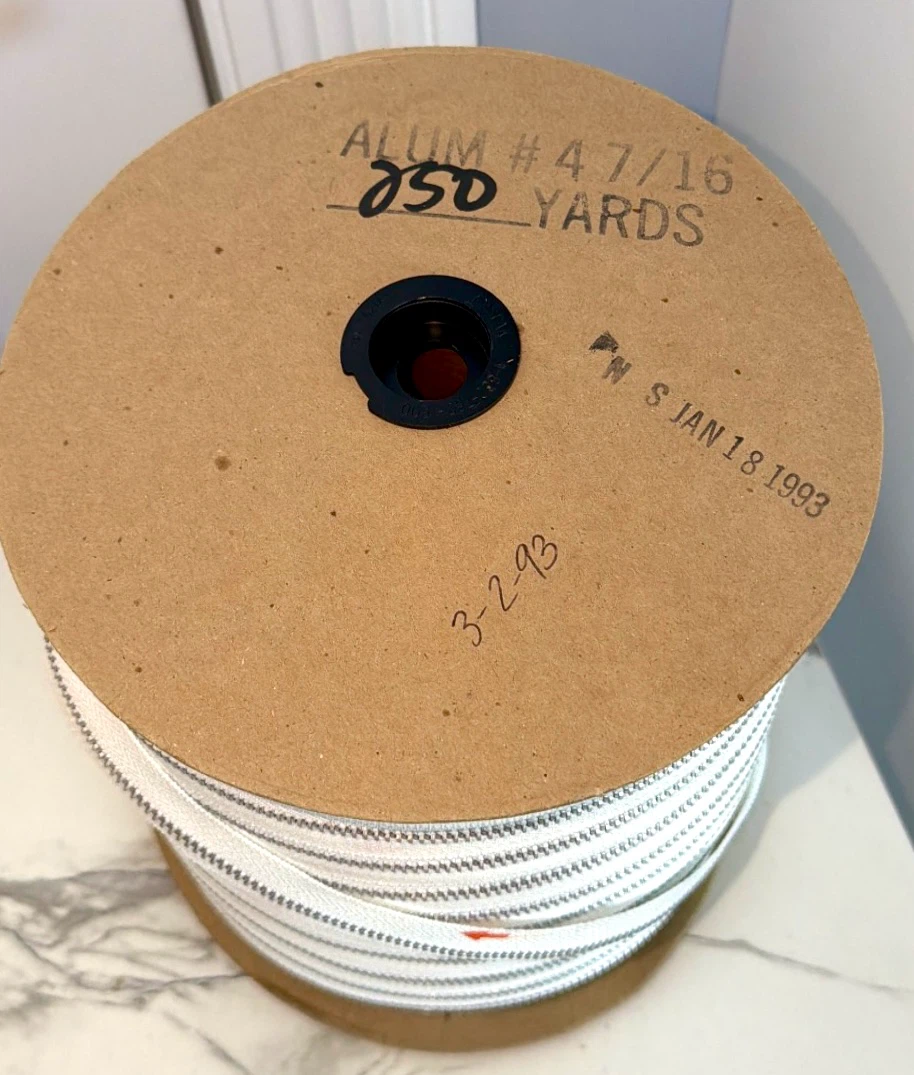Roll of Aluminum Zipper #4- 250 Yard Roll & 100 Zipper Sliders - photo 3