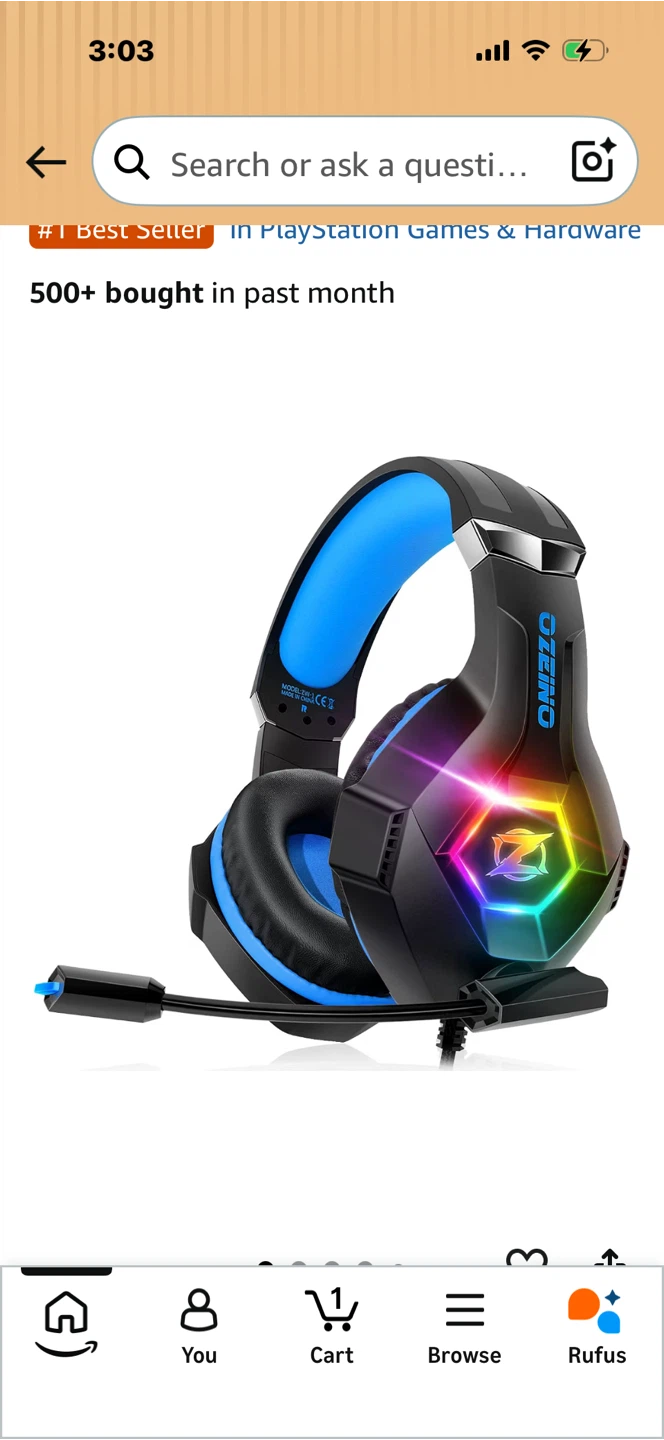 Ozeino ZW1 Gaming Headset