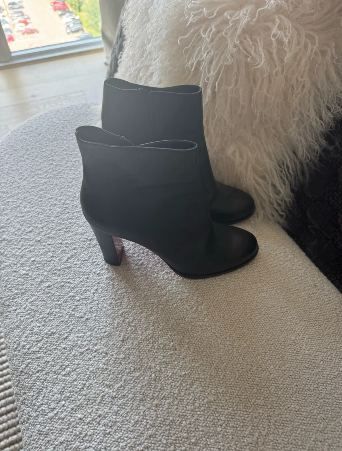 Christian Louboutin Adox 85 Heel Booties Black Size 39.5 - photo 3