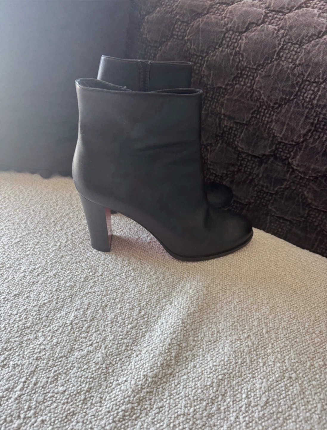 Christian Louboutin Adox 85 Heel Booties Black Size 39.5 - photo 4