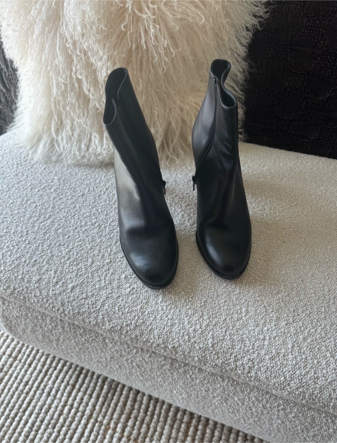 Christian Louboutin Adox 85 Heel Booties Black Size 39.5 - photo 5