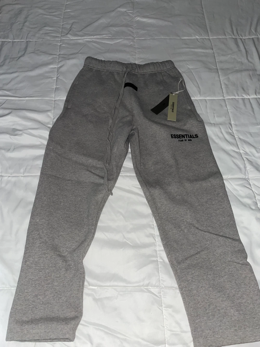 Fear of God ESSENTIALS Sweatpants Dark Oat (UNCUFFED)