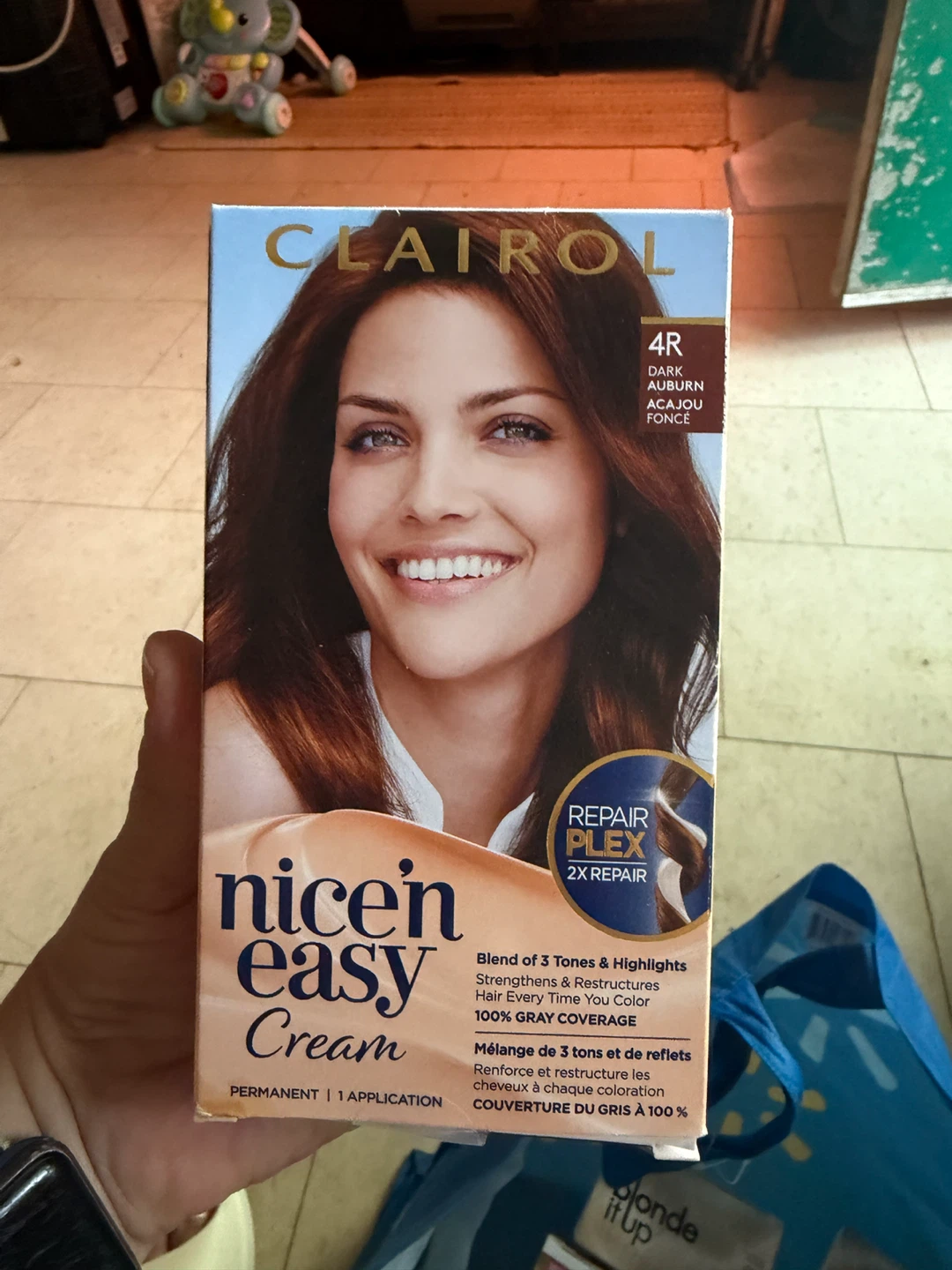 Clairol Nice'n Easy Cream 4R Dark Auburn