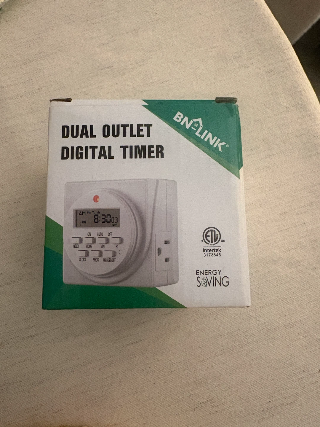 BN-LINK Dual Outlet Digital Timer