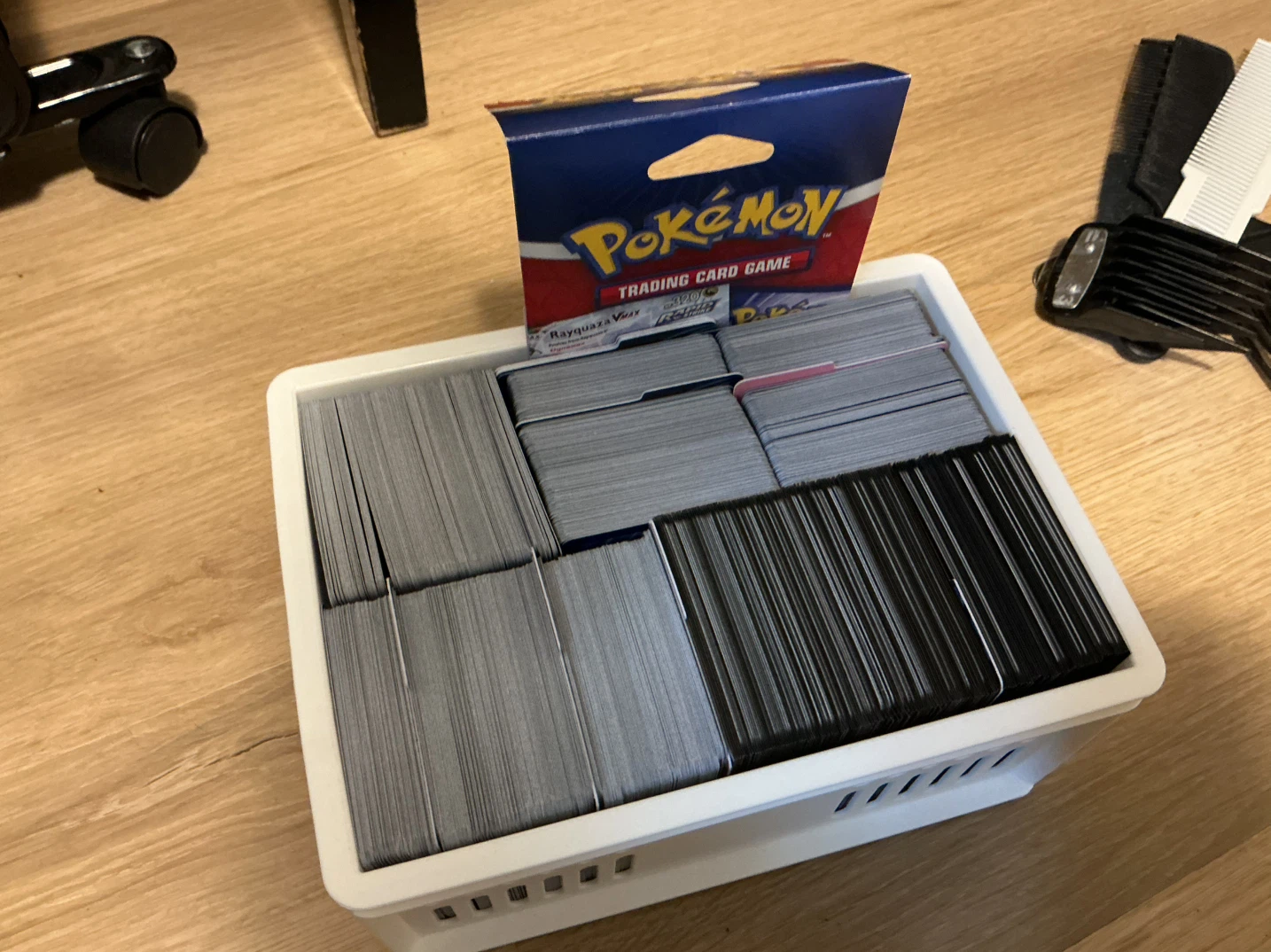 Pokémon Trading Card Collection with Storage Bin