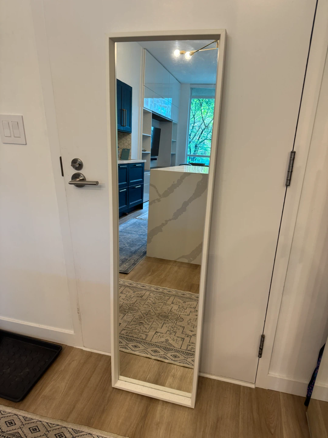 IKEA NISSEDAL Full Length Mirror White