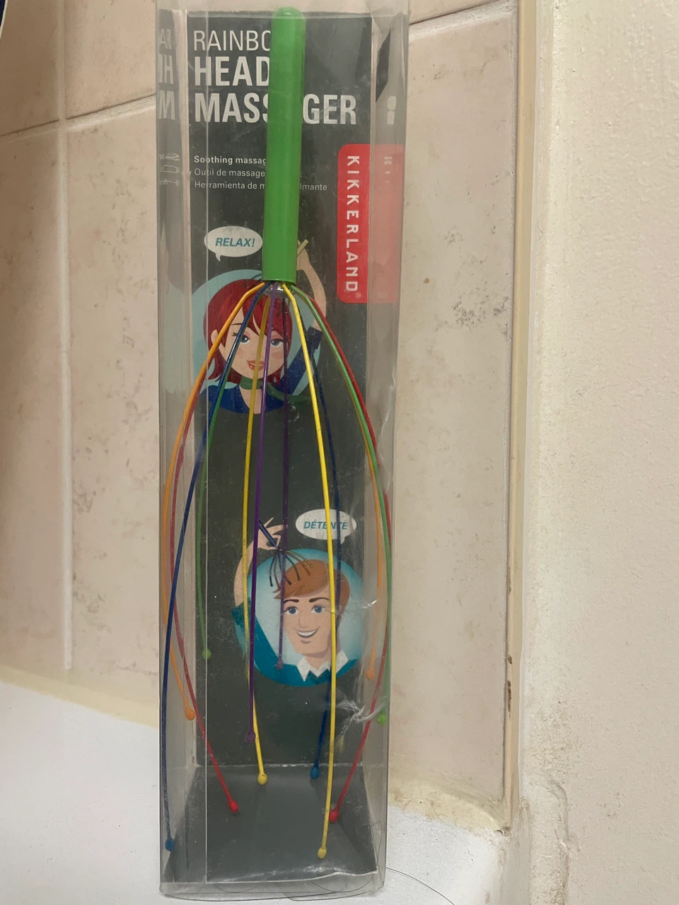 Kikkerland Rainbow Head Massager