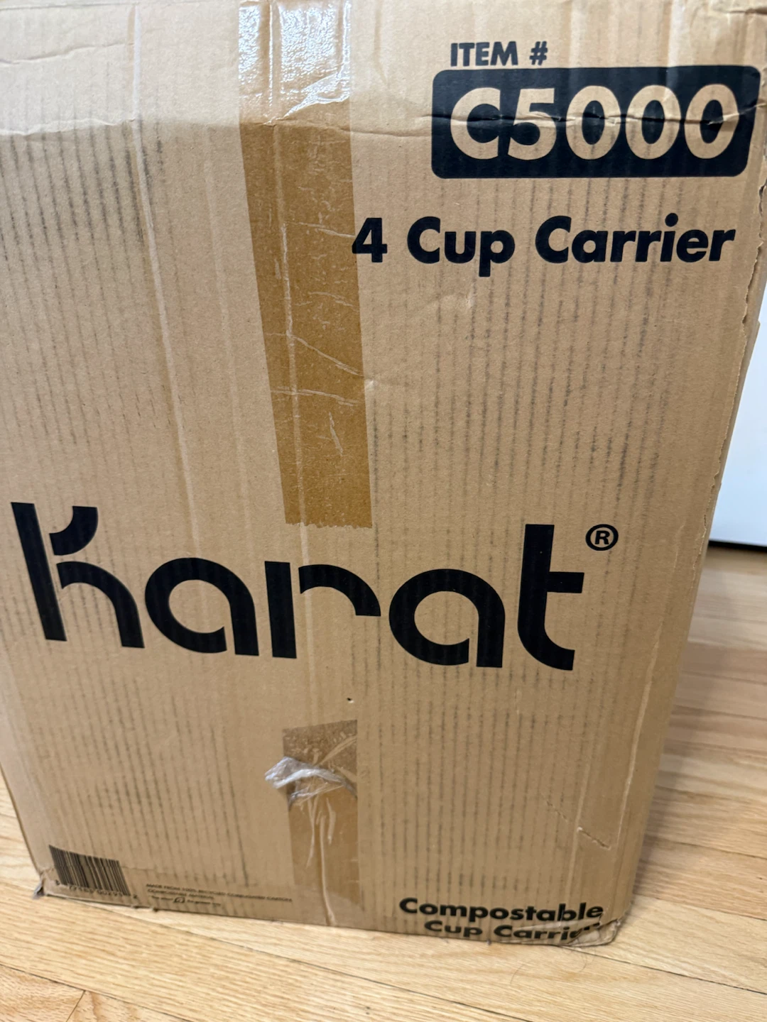 Karat C5000 4-Cup Compostable Carriers - photo 3
