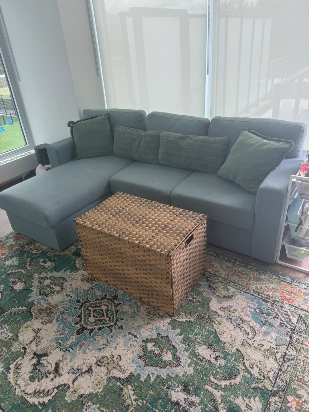 IKEA BÄRSLÖV 3-Seat Sofa-Bed with Chaise Lounge - photo 4