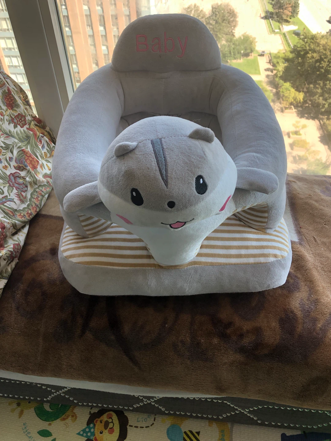 Plush Baby Sitting Support Chair