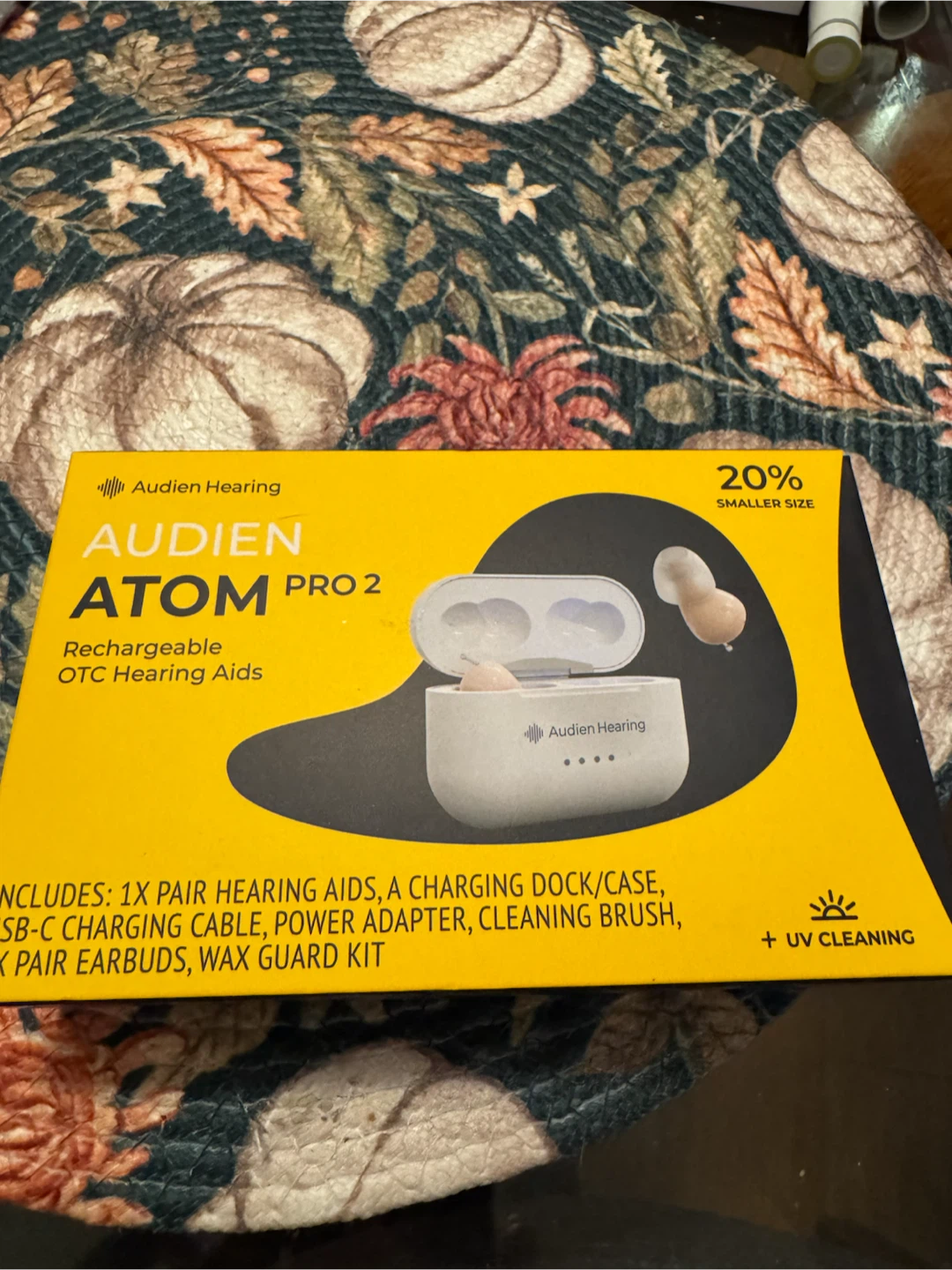 Audien Atom Pro 2 Rechargeable OTC Hearing Aids