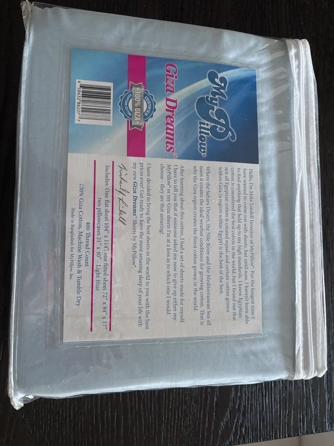 Bed sheet set, king, unopened - photo 2