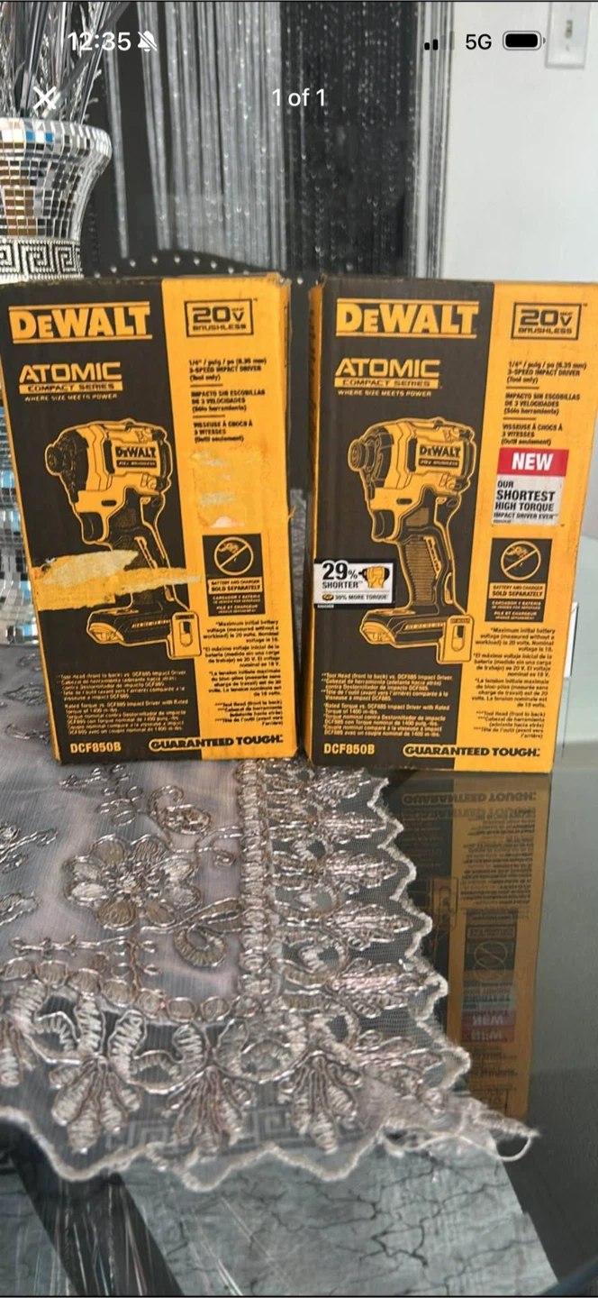 DeWalt Atomic 20V Brushless Impact Driver DCF850B (Tool Only)