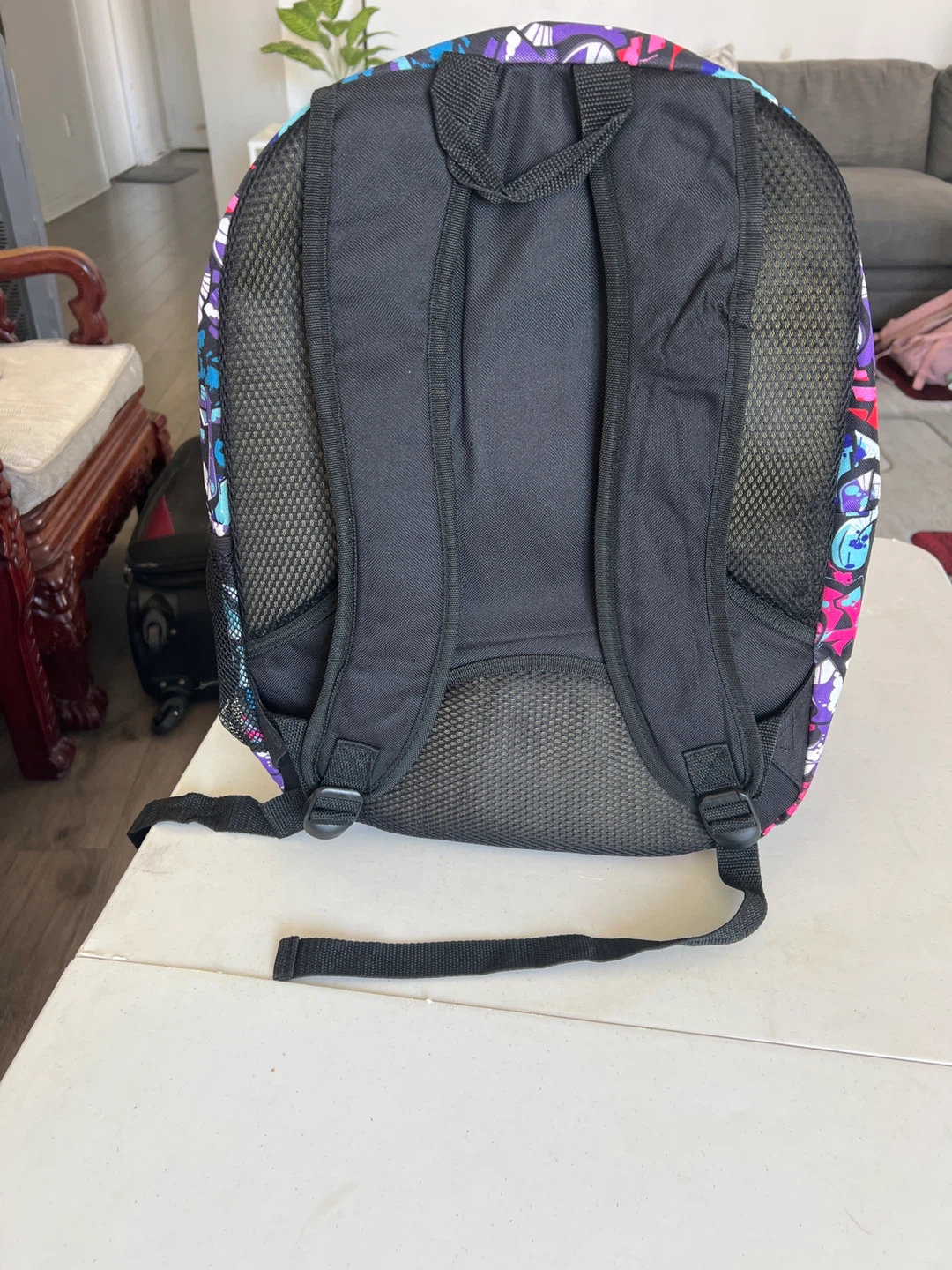 Graffiti Print Backpack - photo 2