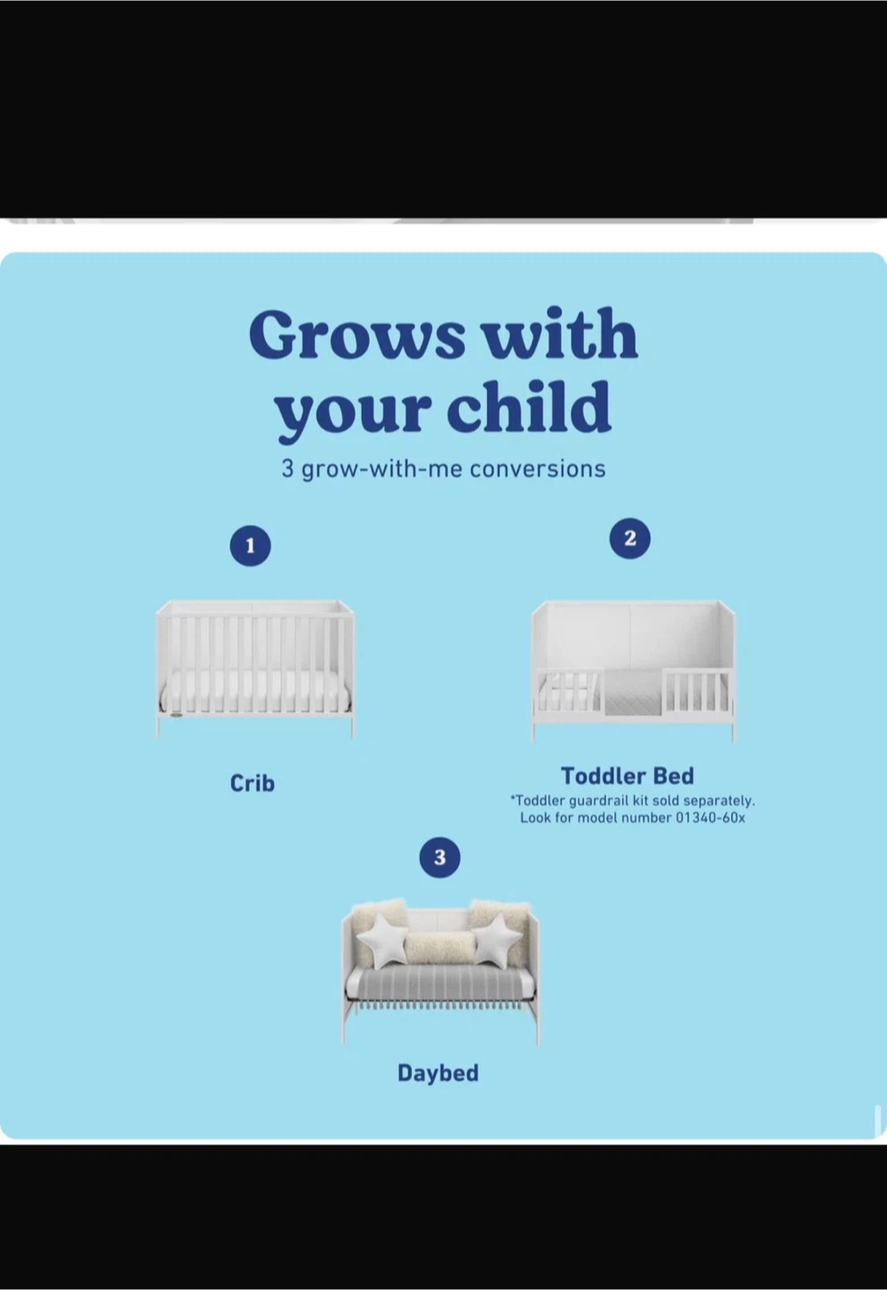 Graco 3-in-1 Convertible Crib - photo 2