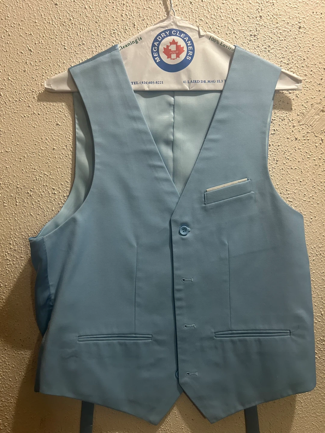Light Blue Three-Piece Suit - photo 2
