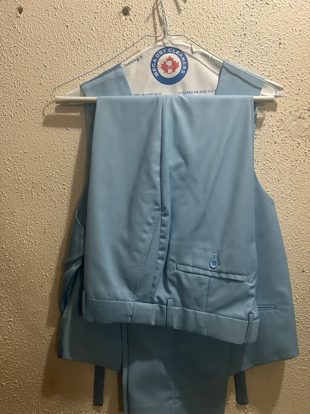 Light Blue Three-Piece Suit - photo 3