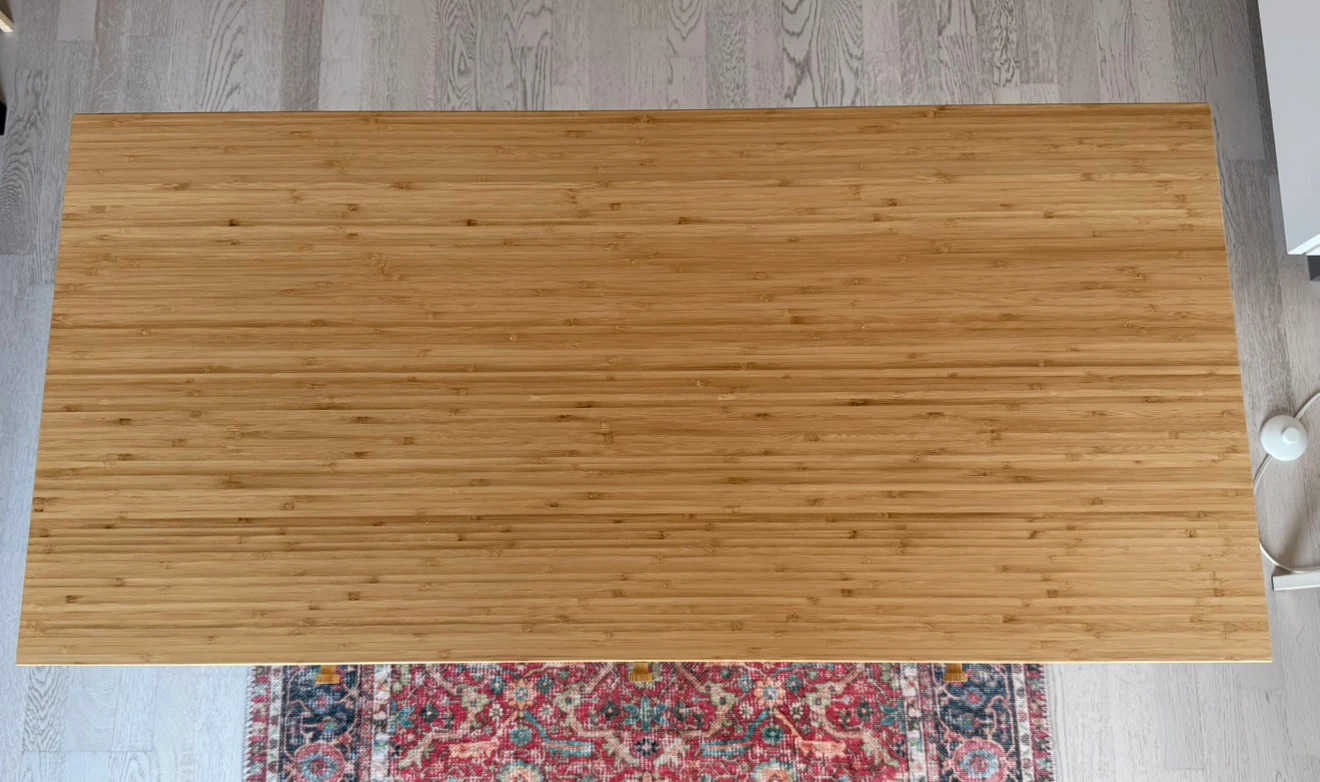 IKEA LILLÅSEN Bamboo Desk – Excellent Condition - photo 2