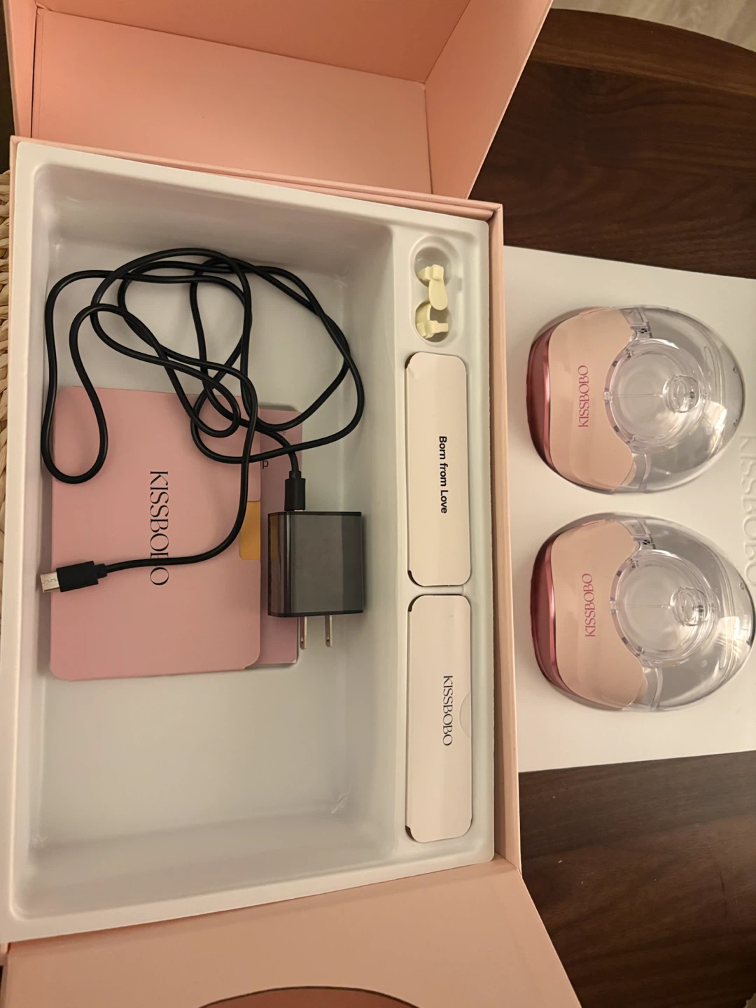 KISSBOBO wearable electric breast pump set