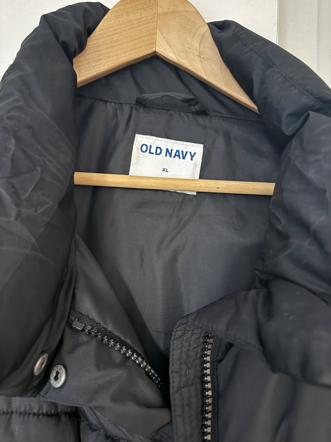 Old Navy Black Puffer Jacket XL - photo 3