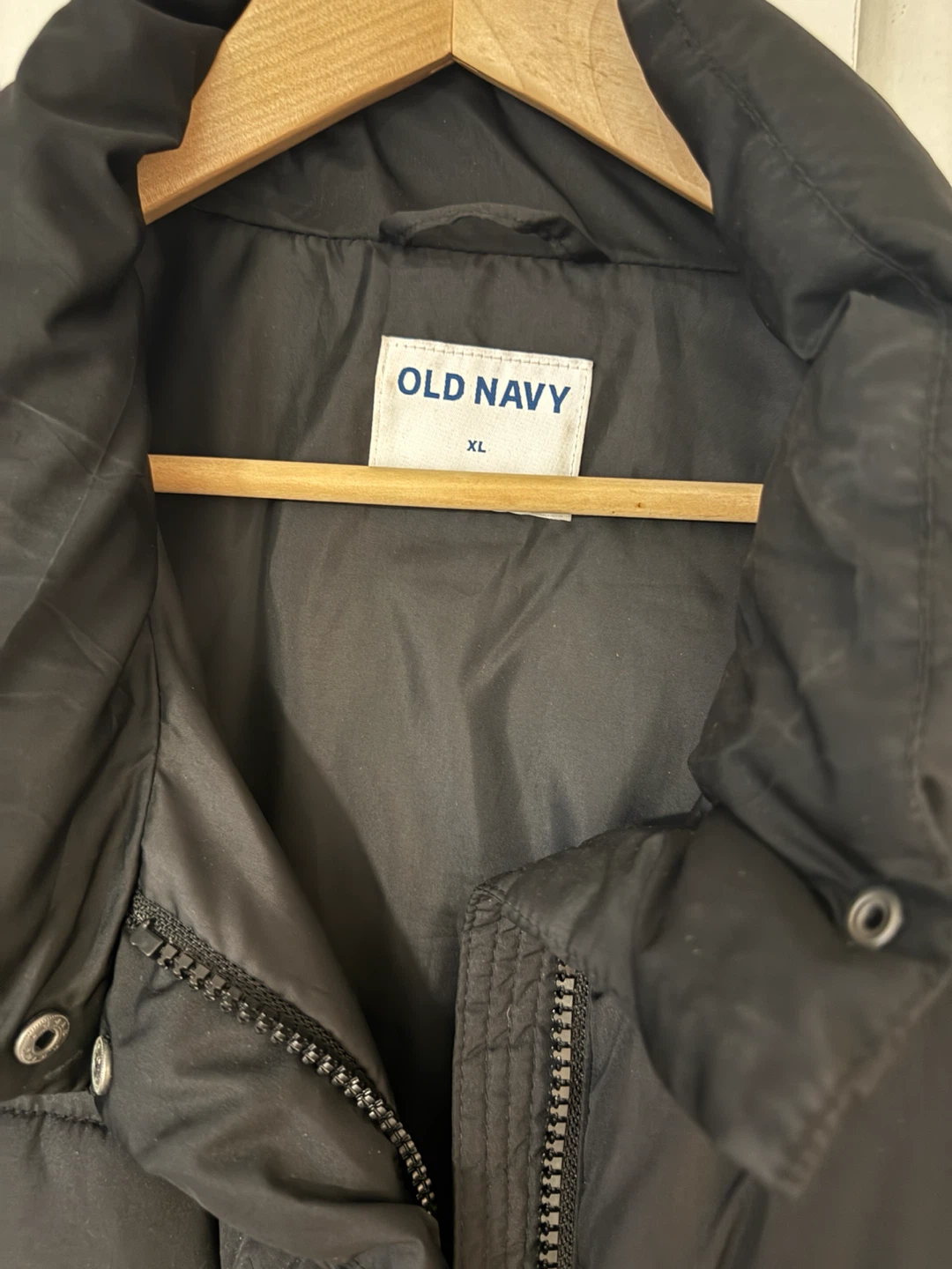 Old Navy Black Puffer Jacket XL - photo 4