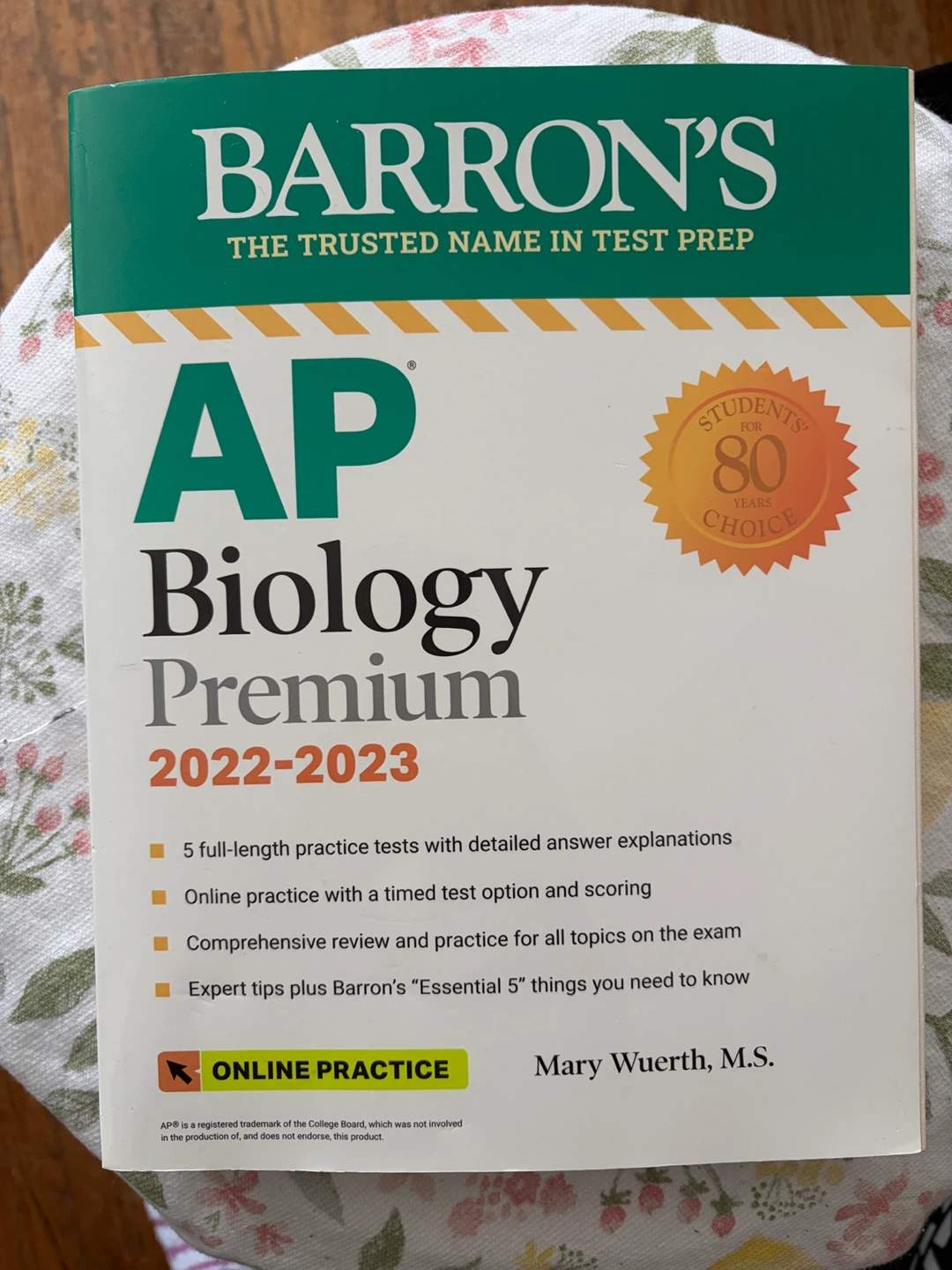 Barron's AP Biology Premium 2022-2023 Test Prep Book