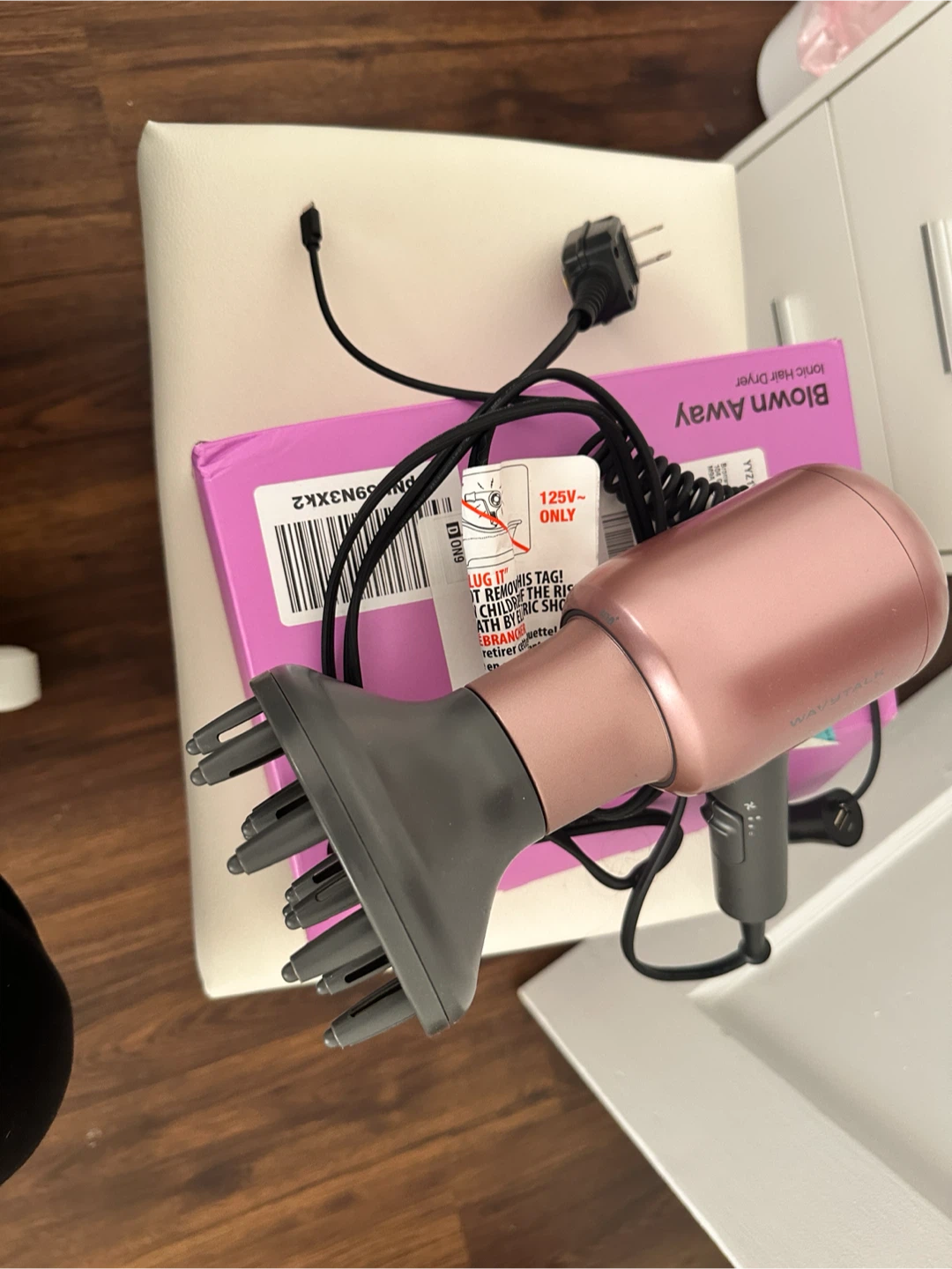 Wavytalk Blown Away Ionic Hair Dryer - Rose Gold