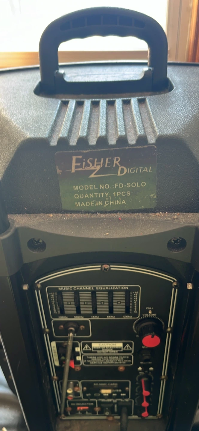 Fisher Digital FD-SOLO Portable Speaker - photo 2