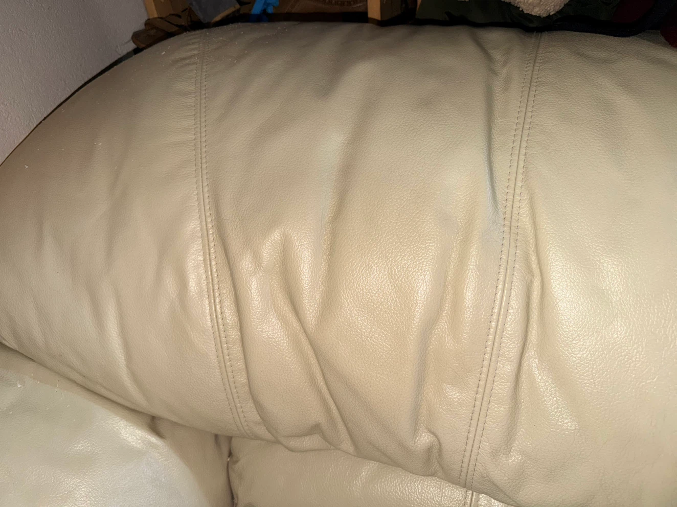 Cream 3 seater sofa - photo 4