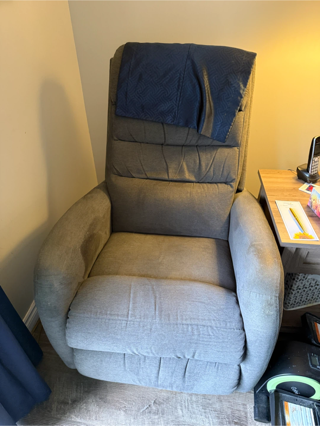Grey Recliner Chair