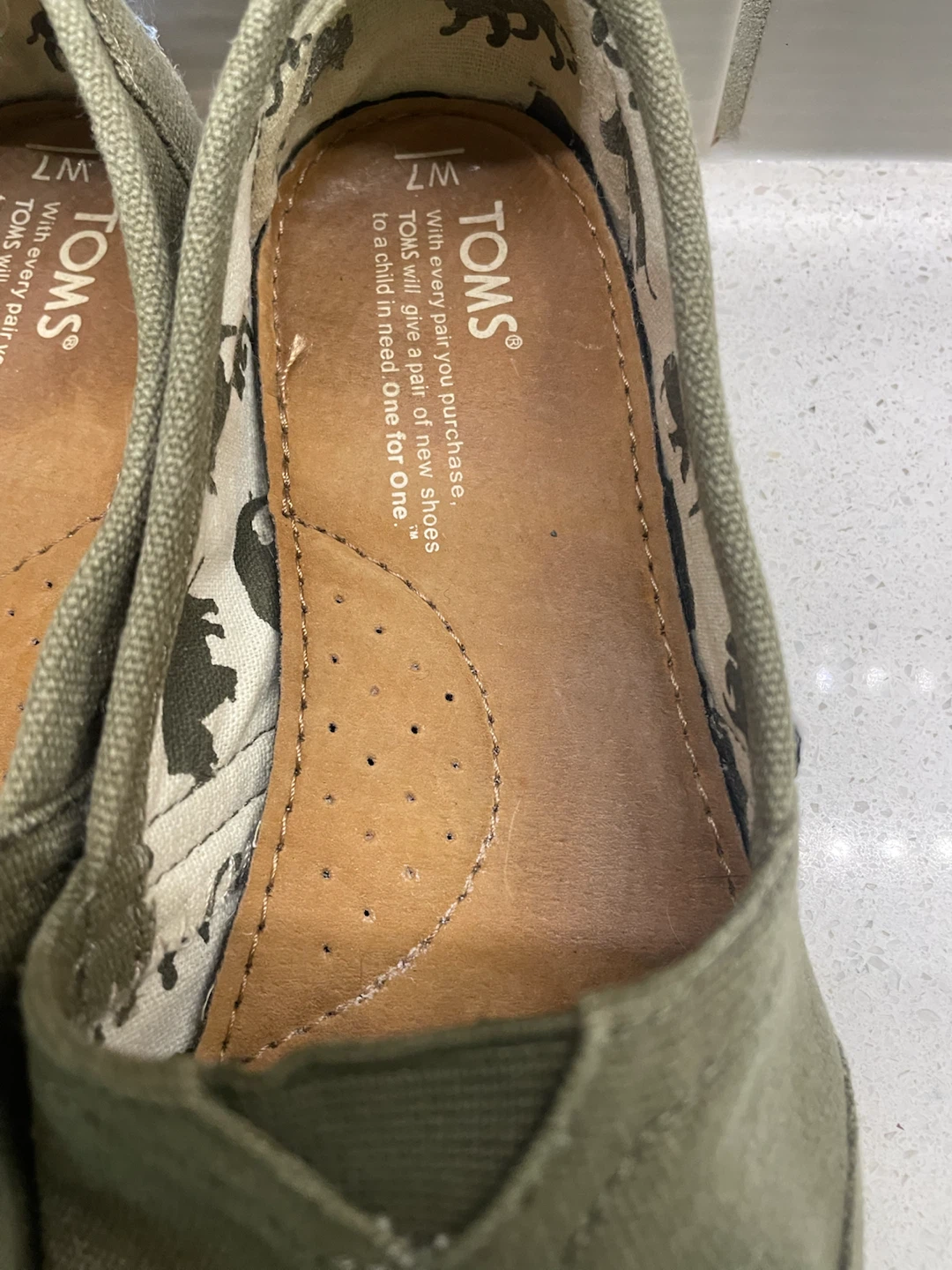 Olive Green TOMS Canvas Shoes - photo 2
