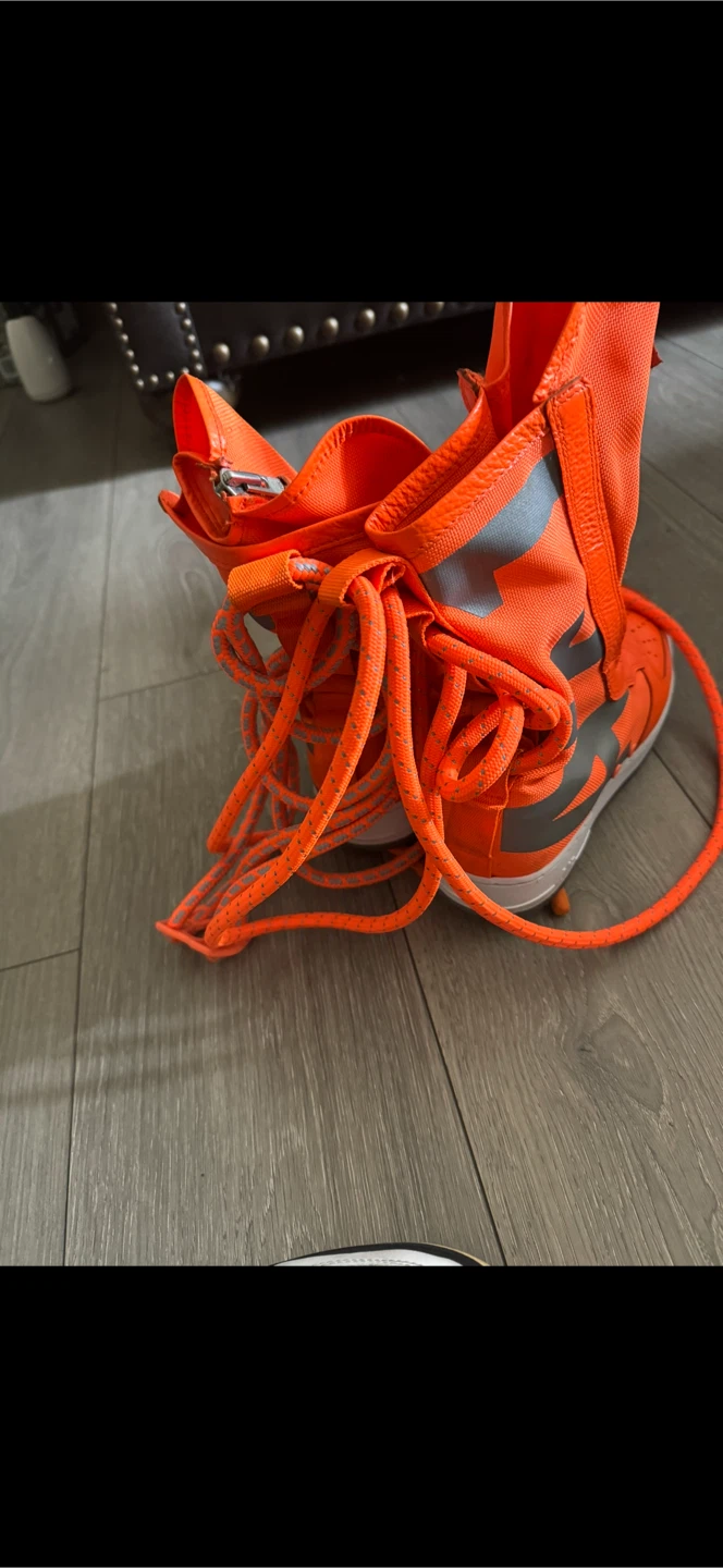 Nike Air Force 1 High Zip Boots Orange - photo 3