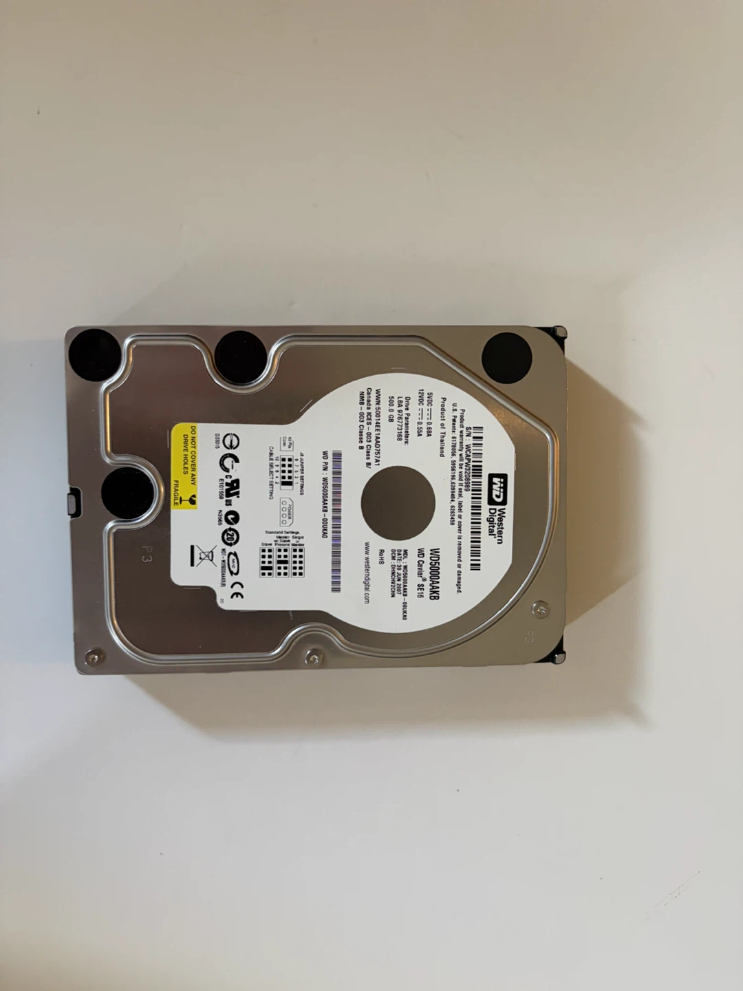 Western Digital Caviar SE16 500GB Hard Drive - photo 3