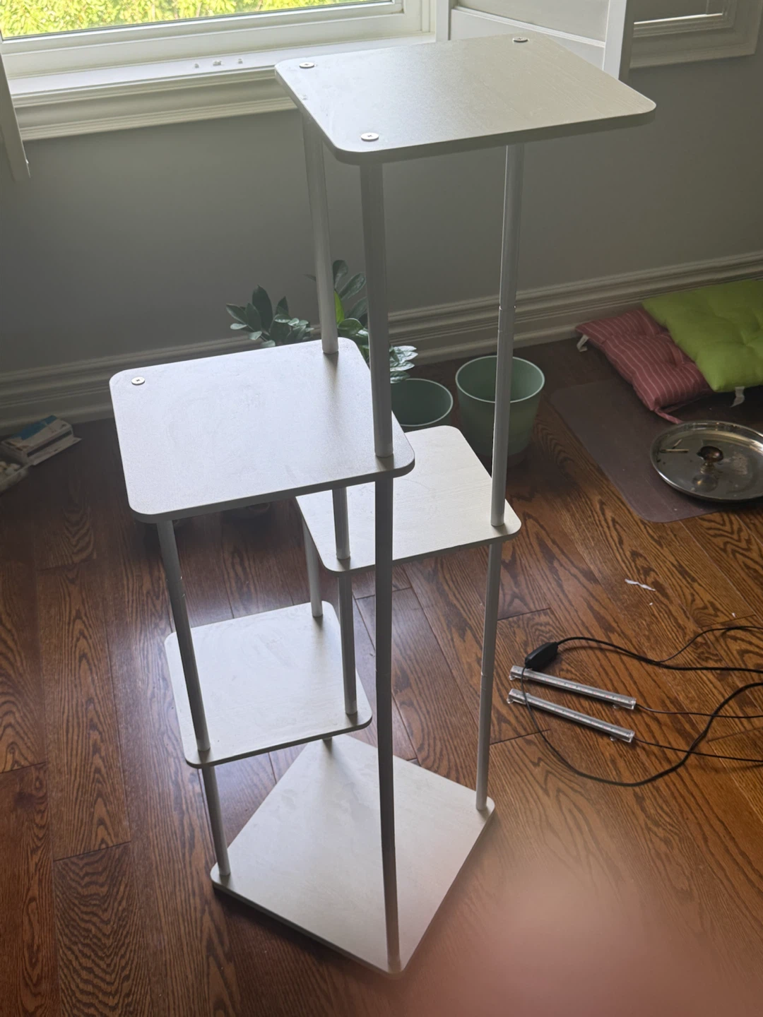 5-Tier Plant Stand + Grow Lights + ZZ Plant + 5 Pots - photo 3