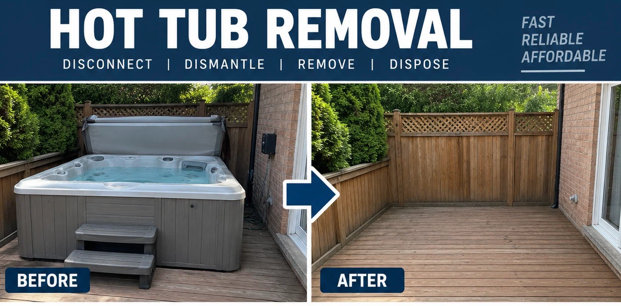 Hot tub removal
