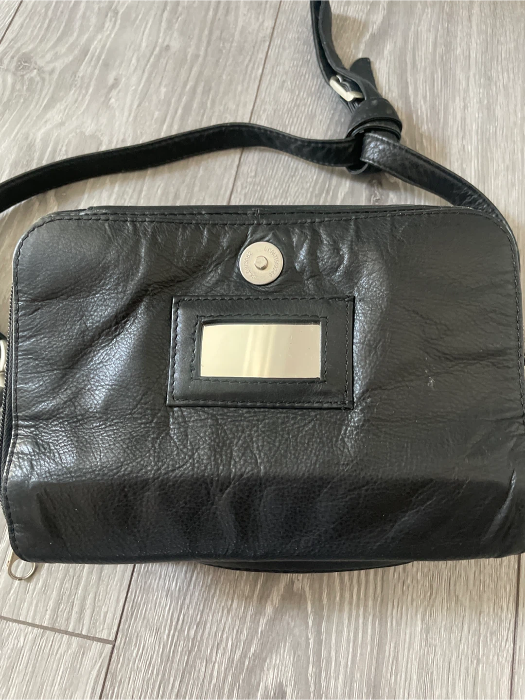 JBG Black Leather Crossbody Bag - photo 3