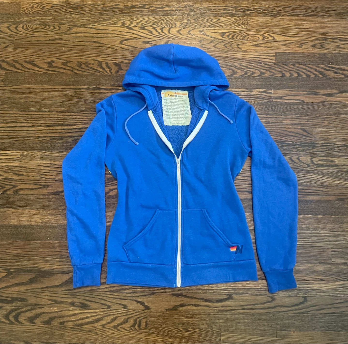 Aviator Nation Rainbow Starburst Zip Hoodie