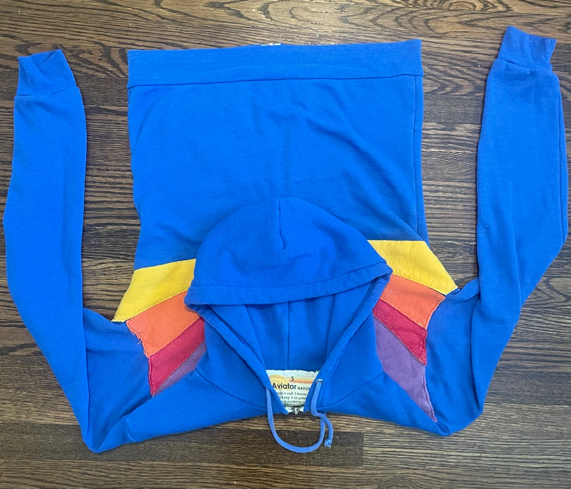 Aviator Nation Rainbow Starburst Zip Hoodie - photo 4