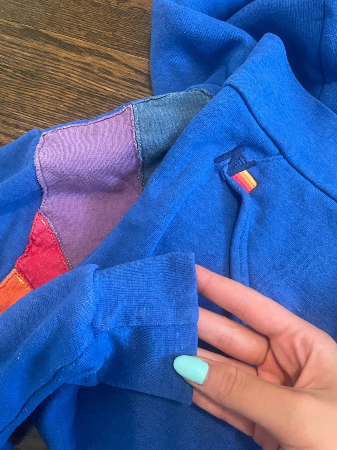 Aviator Nation Rainbow Starburst Zip Hoodie - photo 5