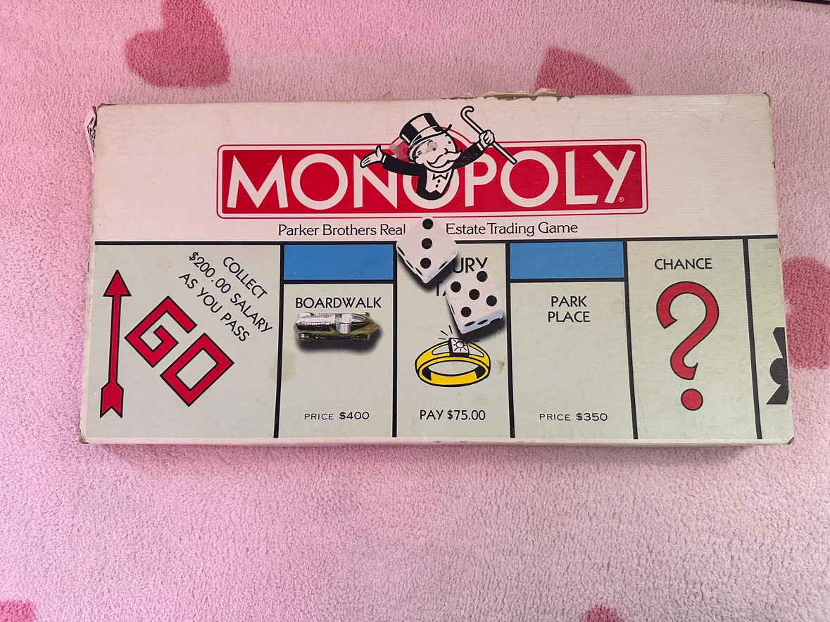 Classic Parker Brothers Monopoly Board Game