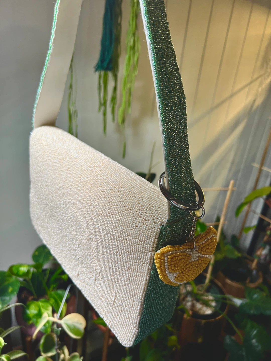 Beaded Lemon and Diver Handbag - photo 4