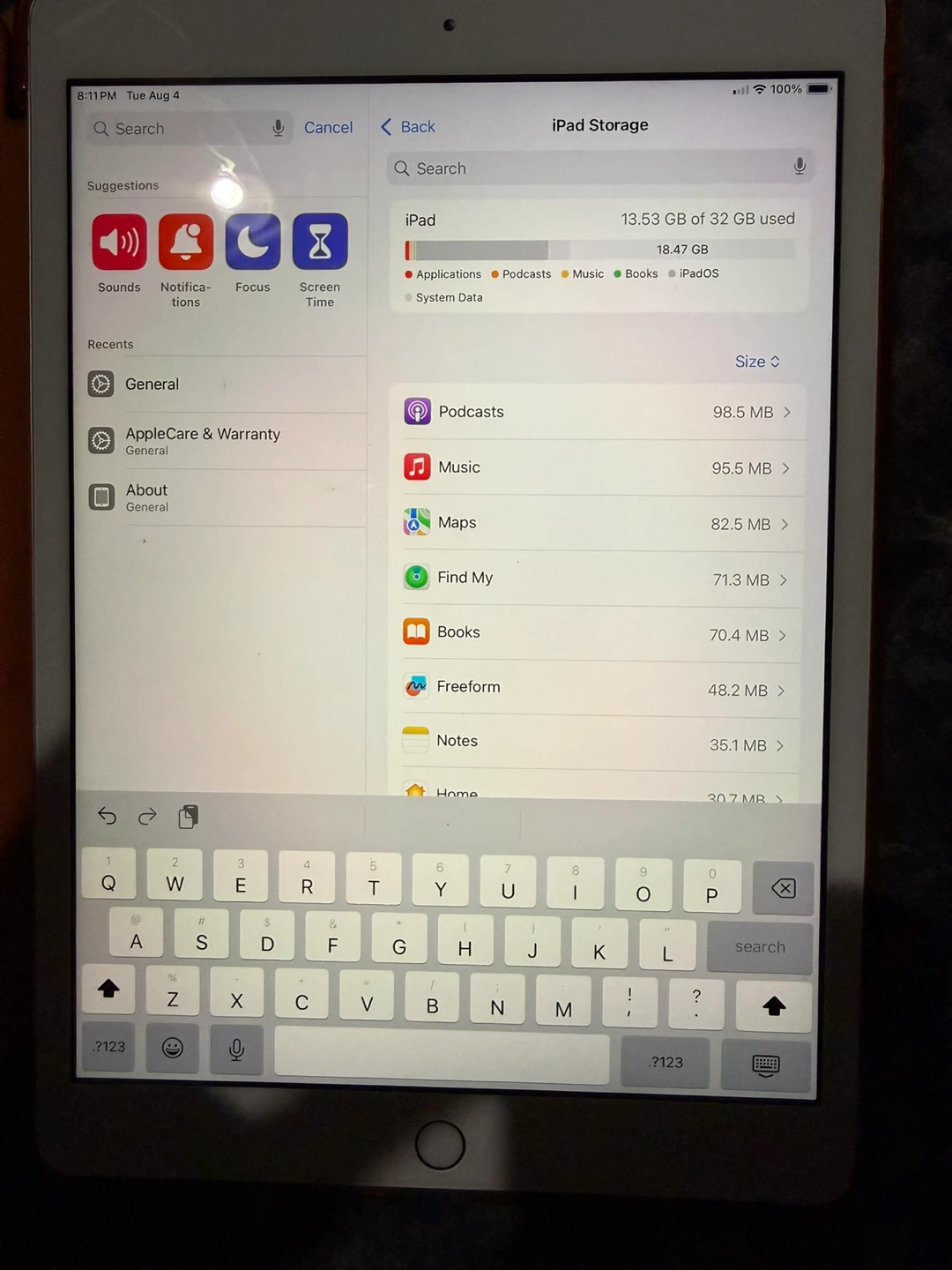 Apple iPad (8th Gen) Gold 32GB - photo 2